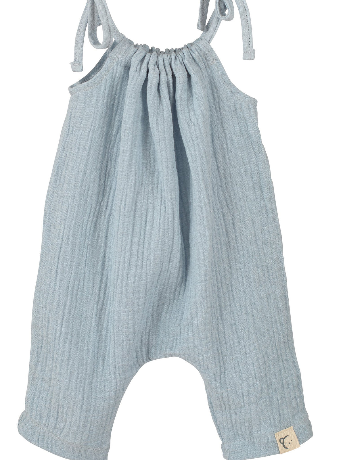 Calamaro Baby Blue Cheesecloth Jumpsuit - Rose & Albert