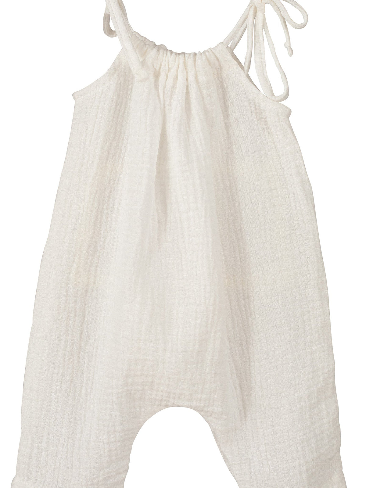 Calamaro Baby Cream Cheesecloth Jumpsuit - Rose & Albert