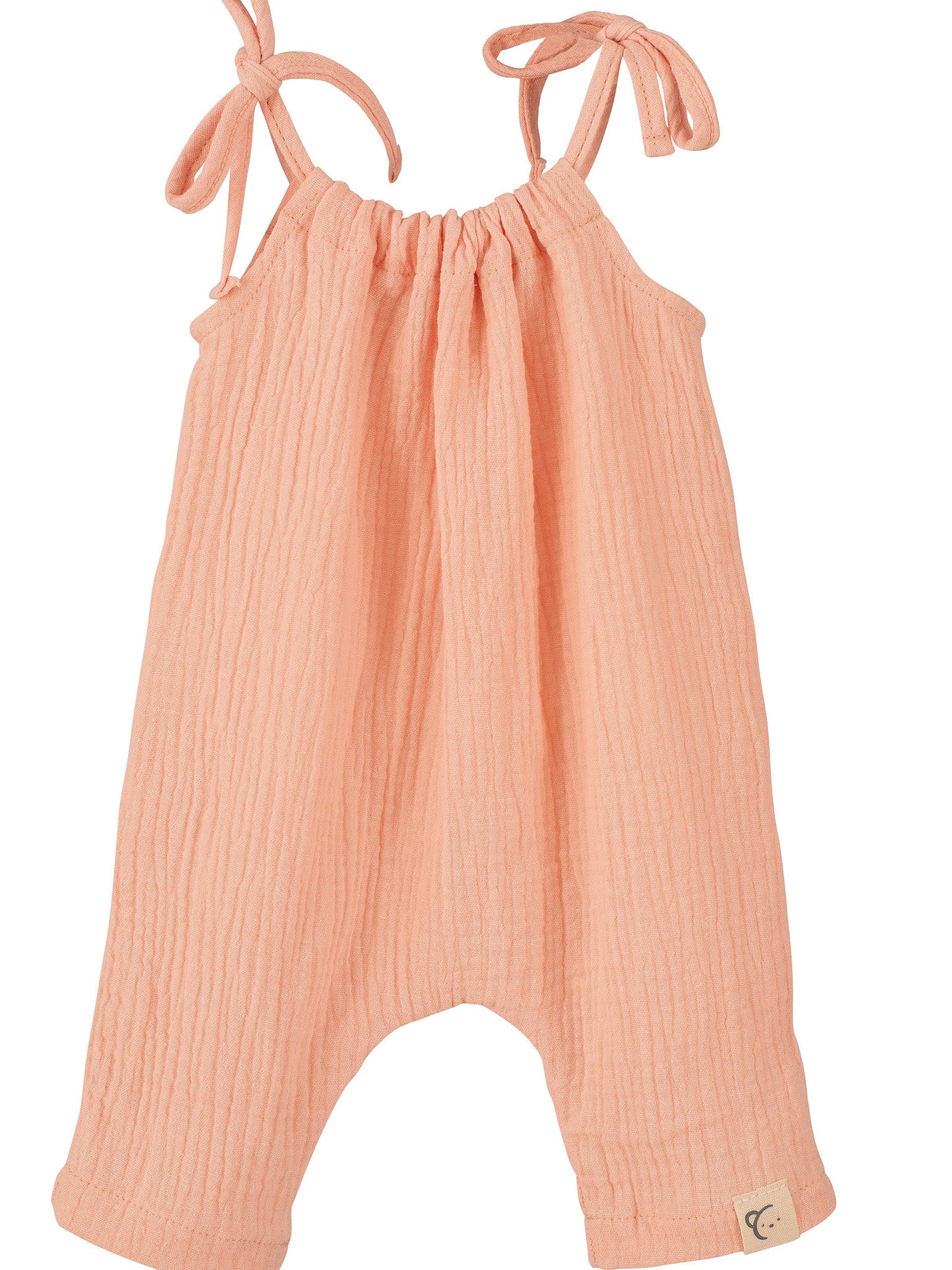 Calamaro Baby Pink Cheesecloth Jumpsuit - Rose & Albert