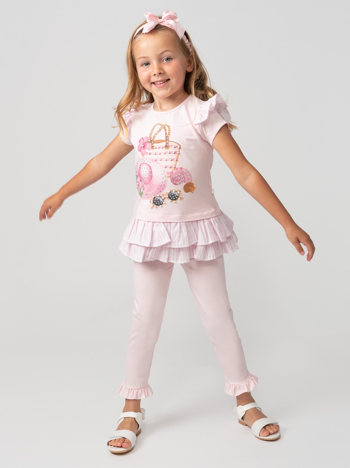 Caramelo Kids Holiday Essentials Legging Set