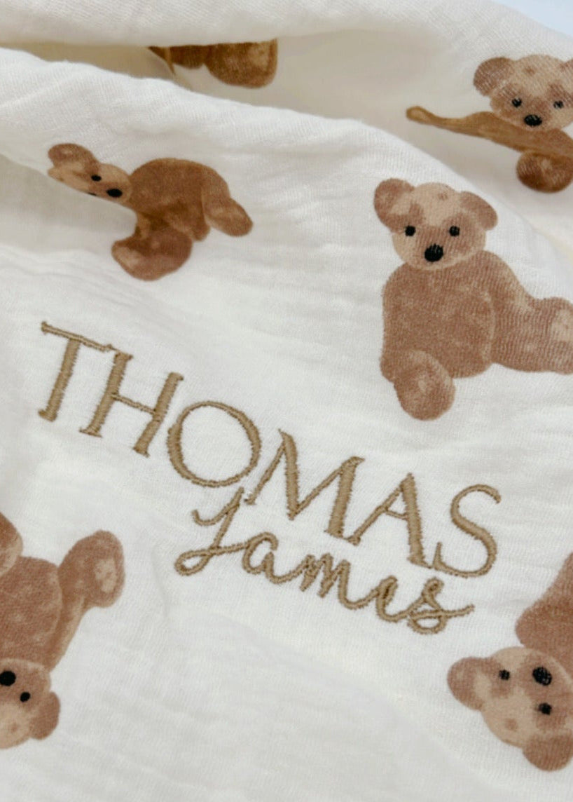 The Cozy Boucle Baby Bear Personalised Gift Box
