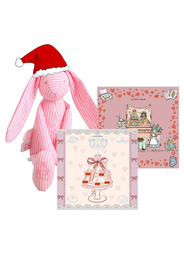 LARA LAPIN AND 2 SWADDLES LUXURY GIFT SET