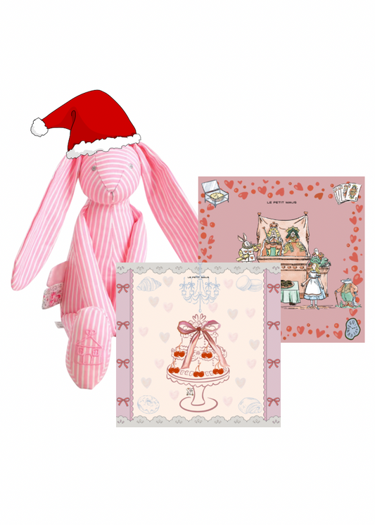 LARA LAPIN AND 2 SWADDLES LUXURY GIFT SET