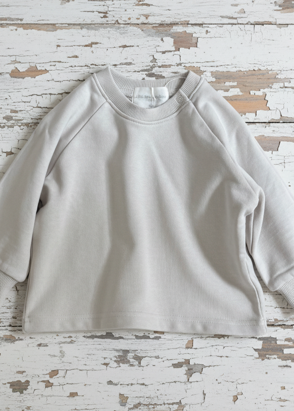 Cotton Sweatshirt in White