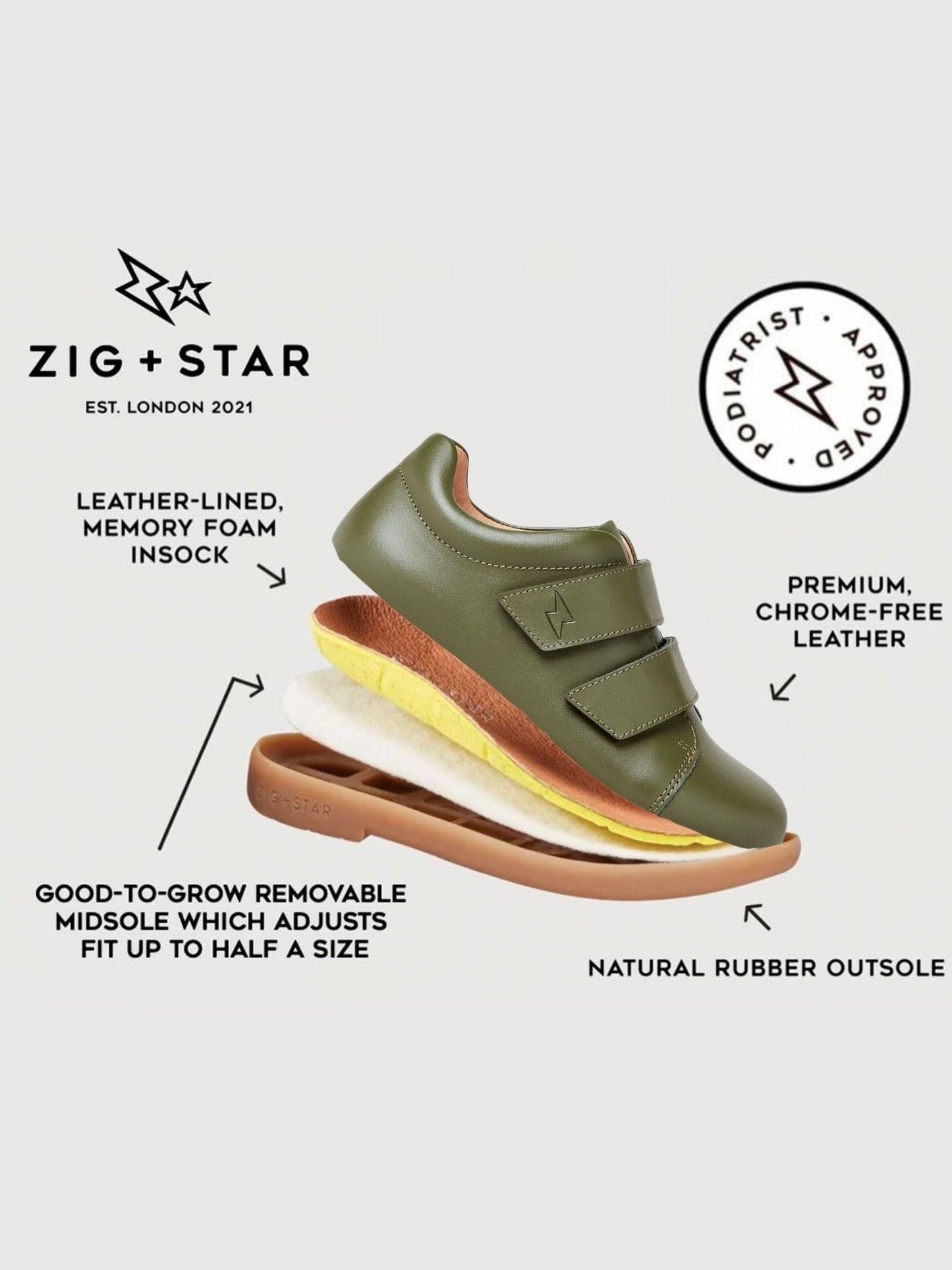 Atomic Junior Kids' Shoe Khaki