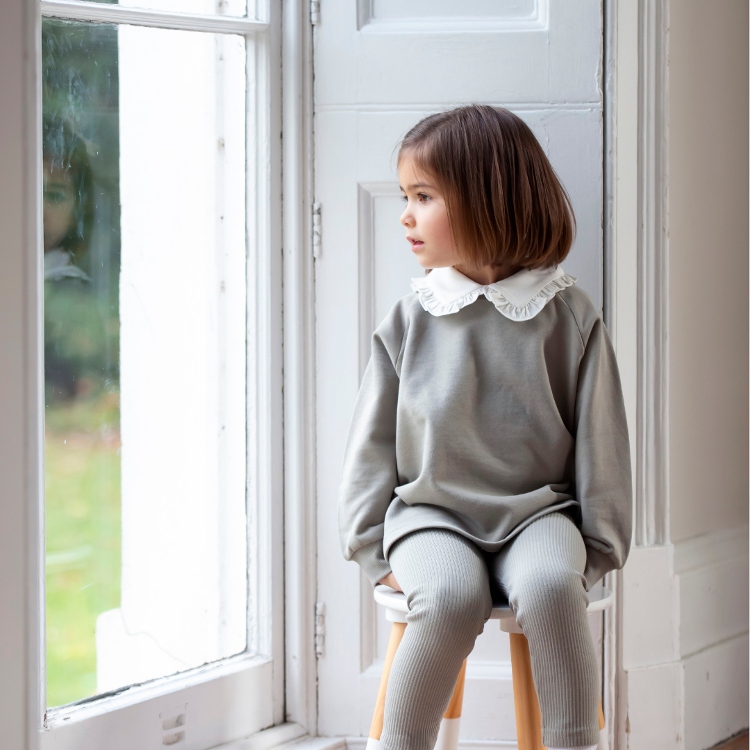Cotton Sweatshirt - Olive