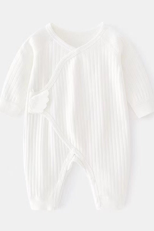 The Angel Boucle Wrap Baby Grow Romper - Cozy Crew Club