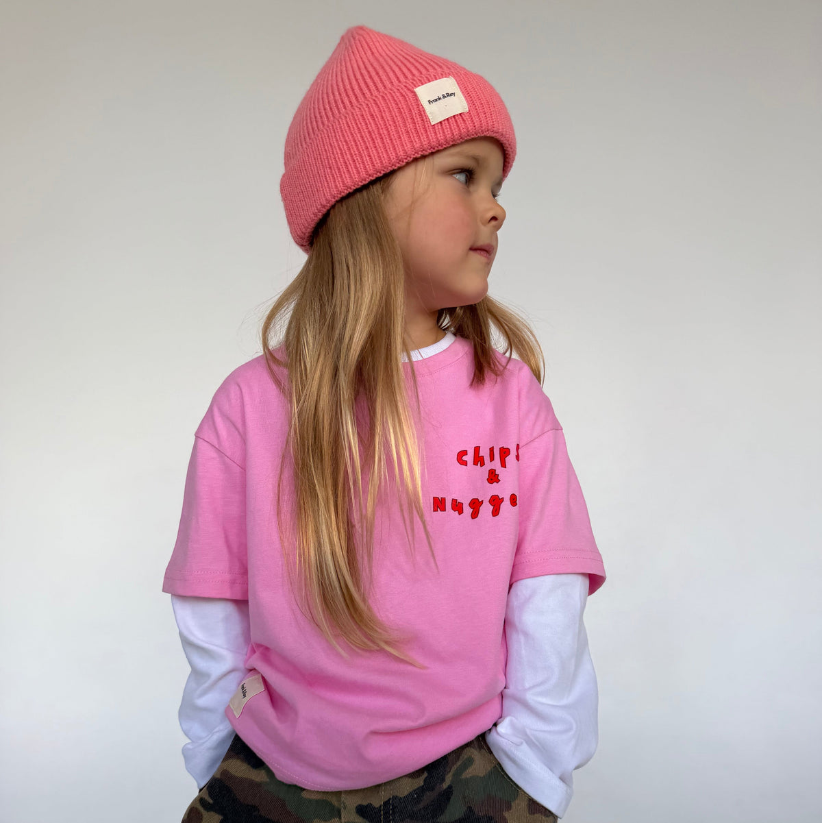 Lux knit beanie - candy floss