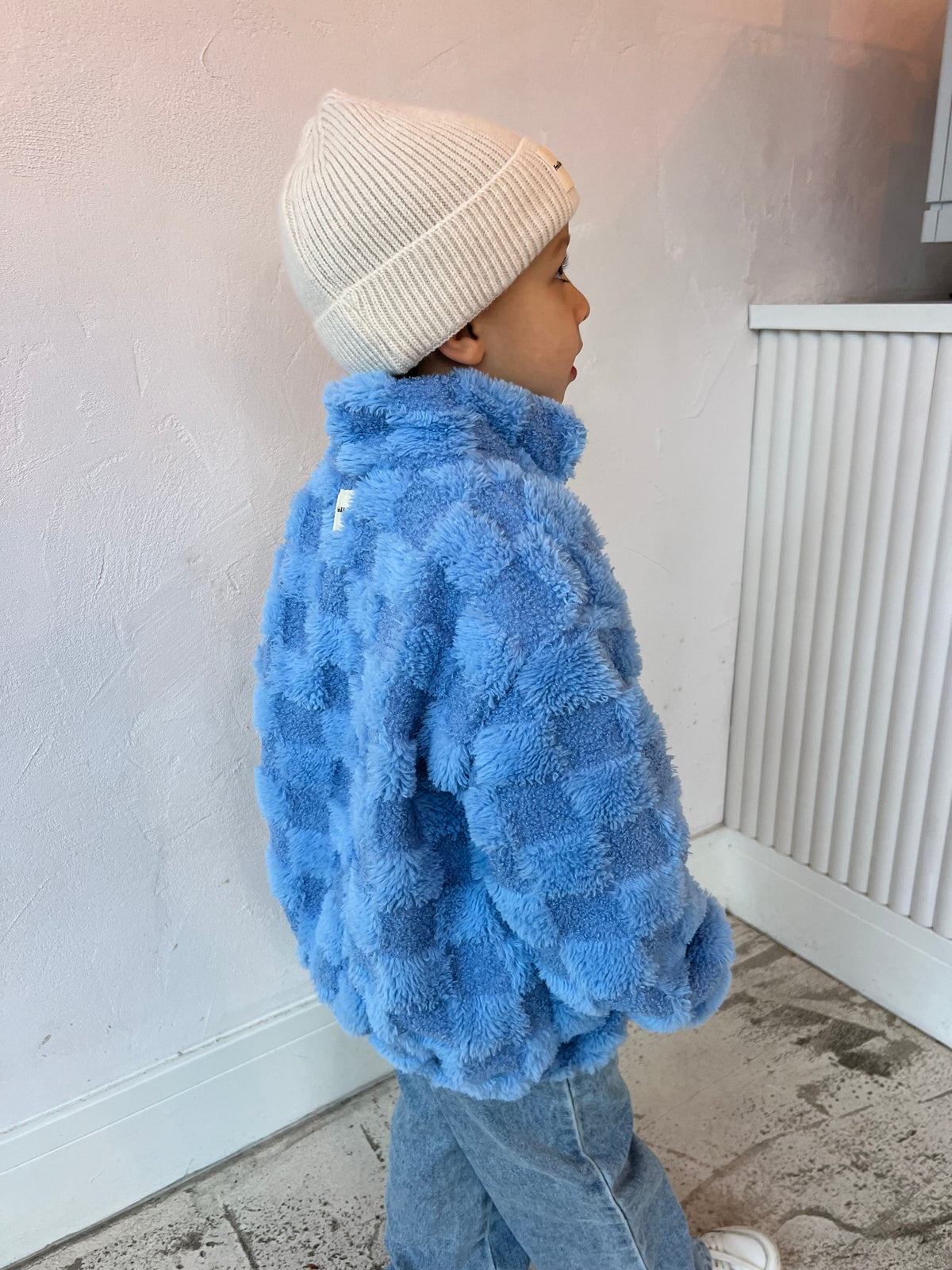 Lux knit beanie - popcorn