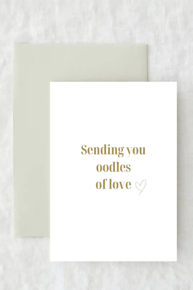 Sending You Oodles Of Love - Gift Card - Cozy Crew Club