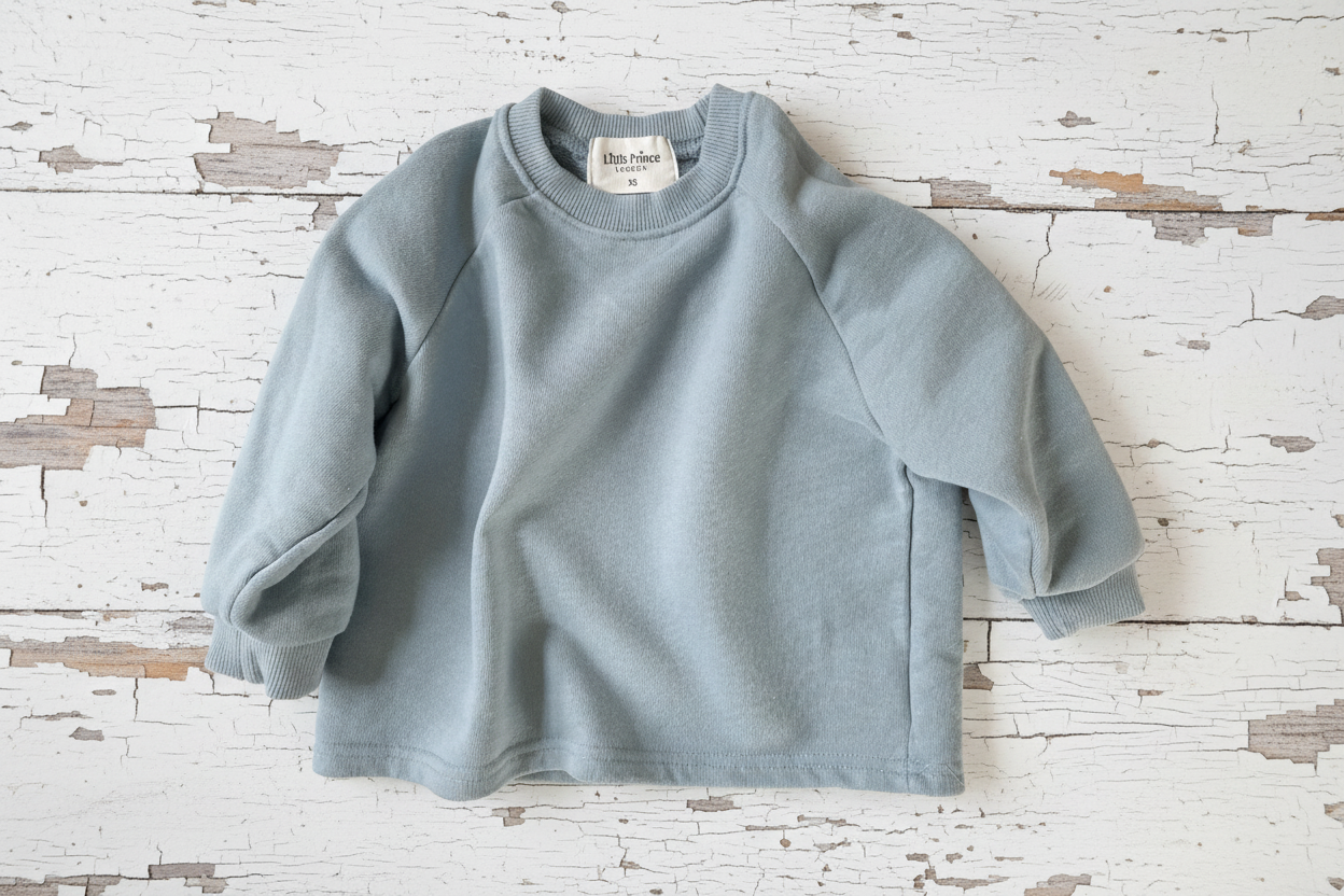 Cotton Sweatshirt in Blue