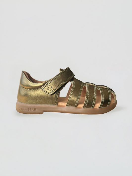 Cosmic Infant Closed-Toe Sandal Bronze