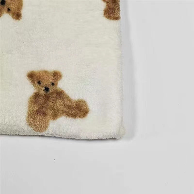 Bear Fleece Minky Blanket