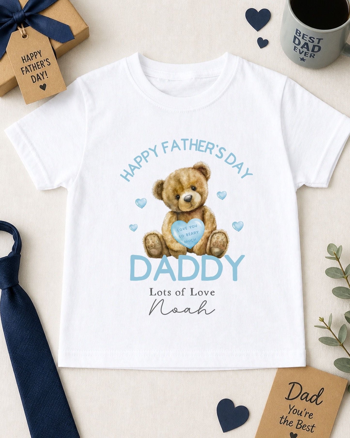 Father's Day T-Shirt - Blue Bear Design