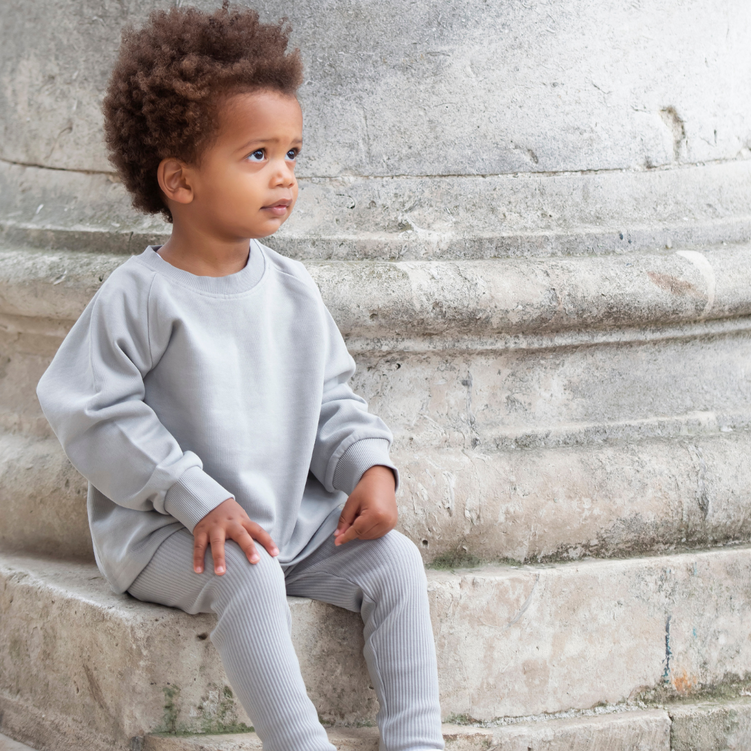 Cotton Sweatshirt - Powder Blue