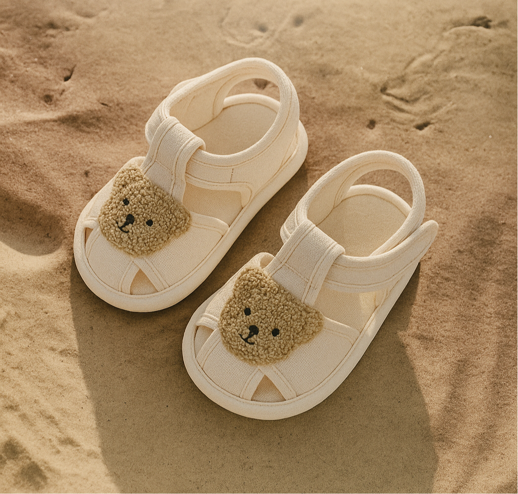 The Bear Summer Sandals in Beige