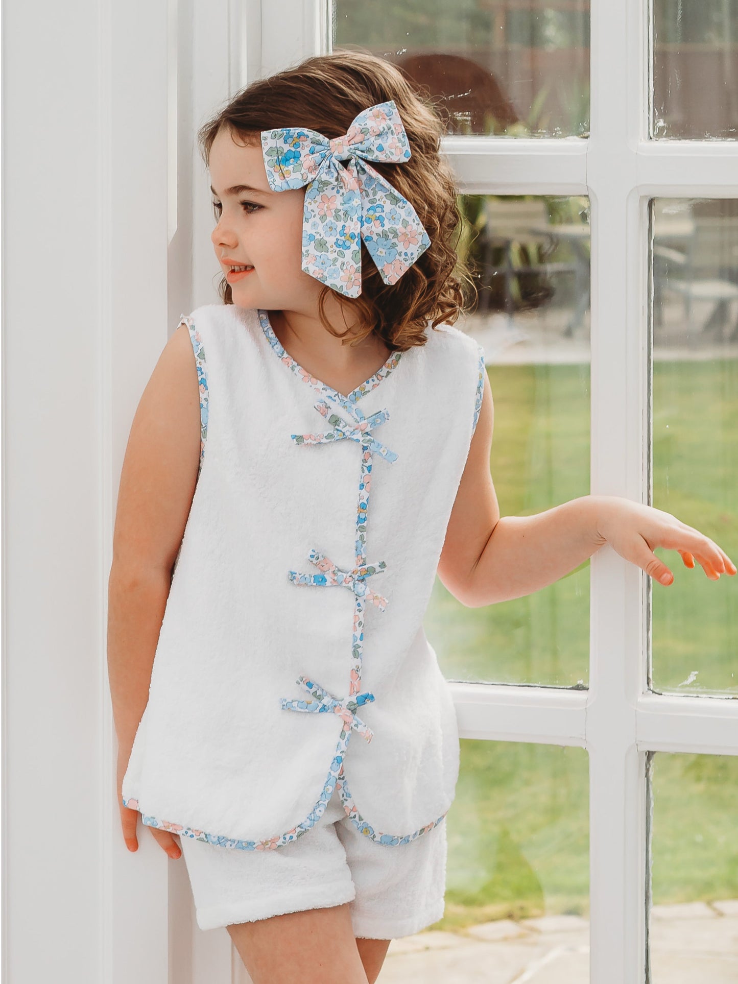 'Betsy' towelling short set - Rose & Albert