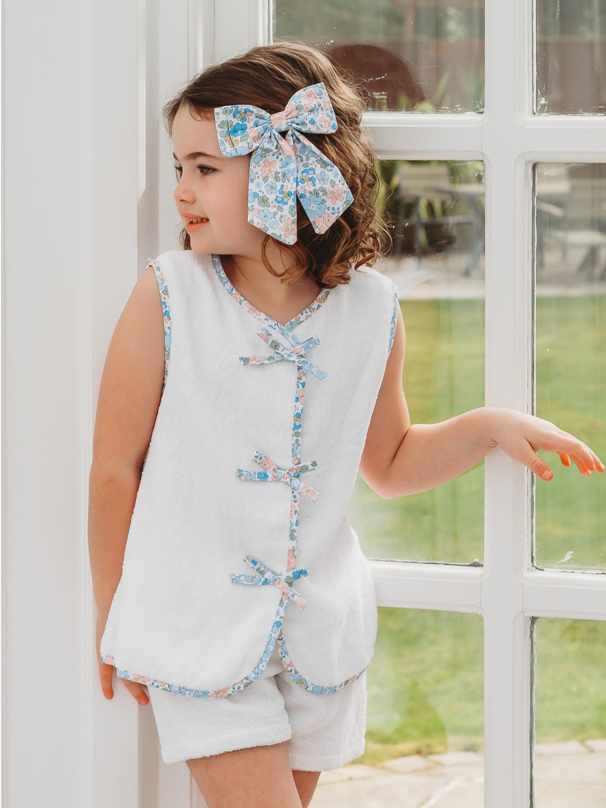 'Betsy' towelling short set - Rose & Albert