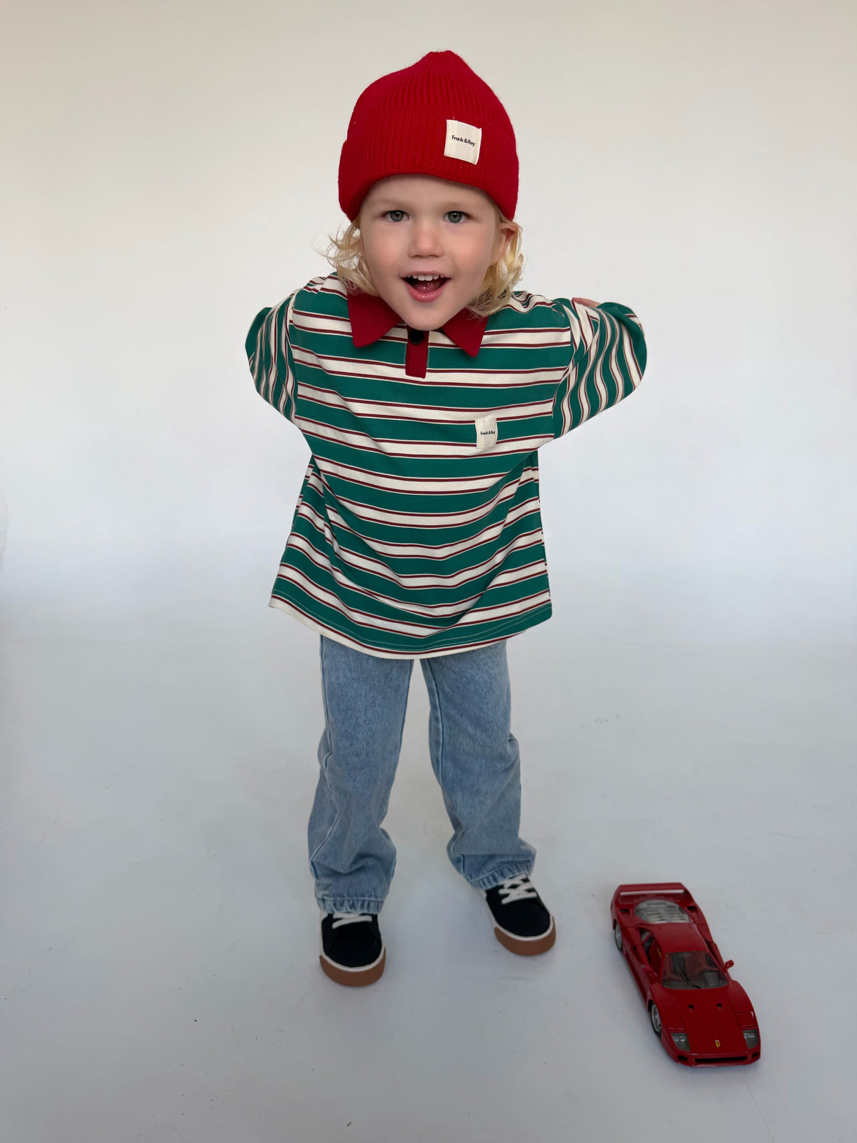 Lux knit beanie - Ketchup