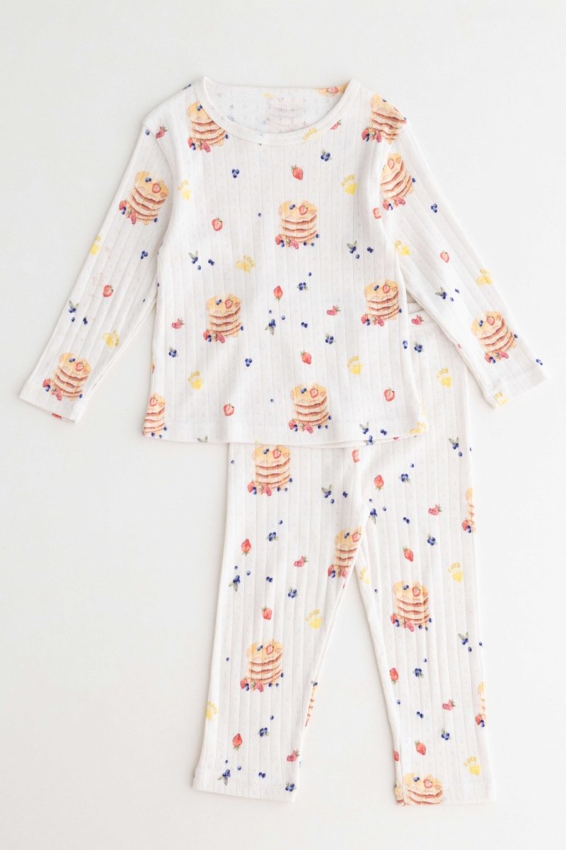 Mini Pointelle Pancake Club Pyjamas