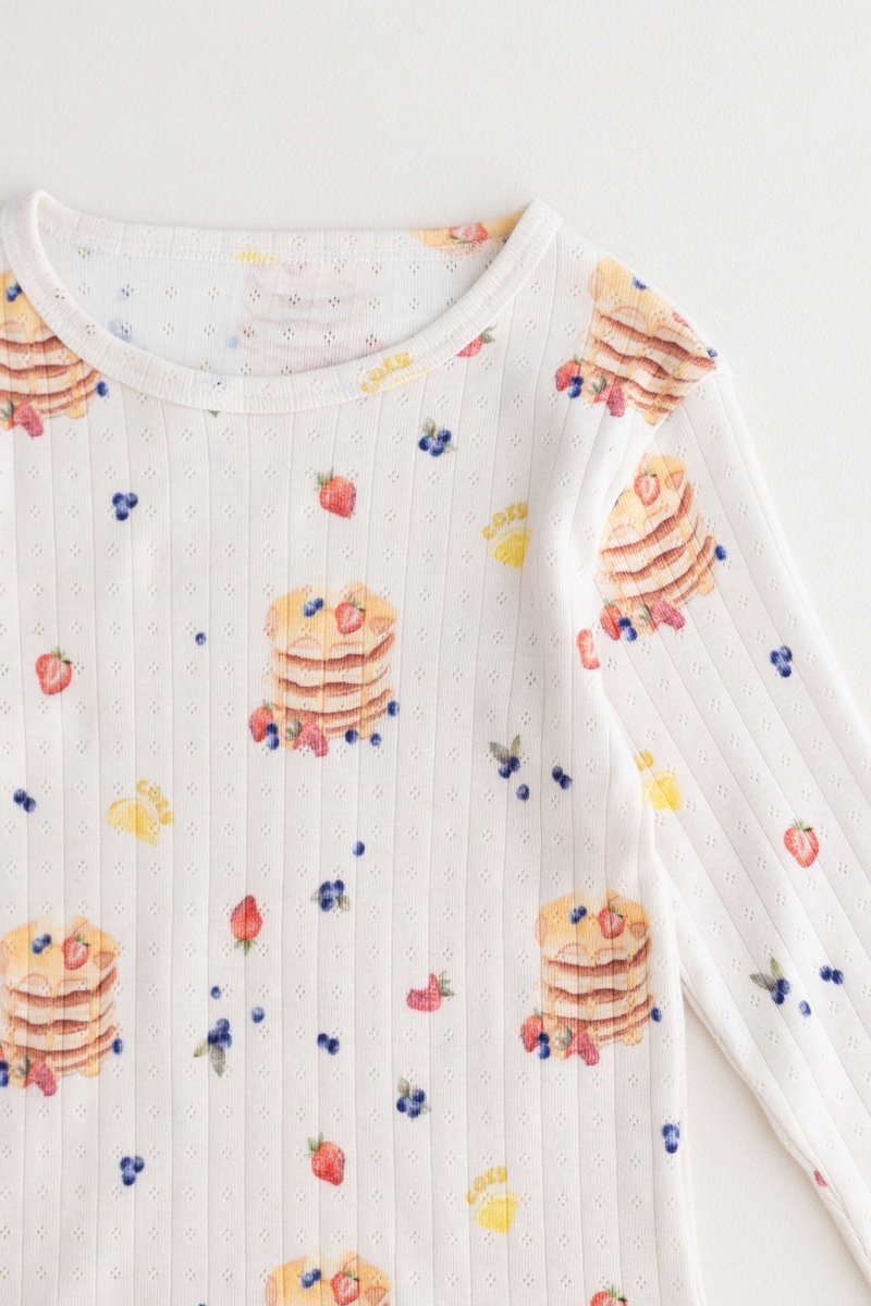 Mini Pointelle Pancake Club Pyjamas