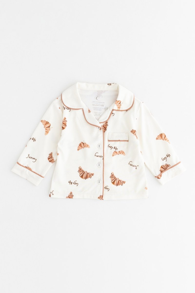 Mini COZY Croissant Club Pyjamas - Cozy Crew Club