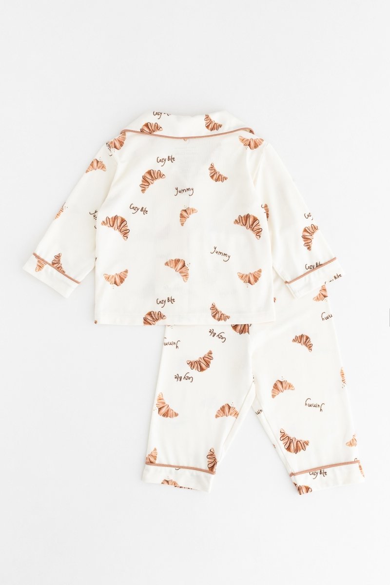 Mini COZY Croissant Club Pyjamas - Cozy Crew Club