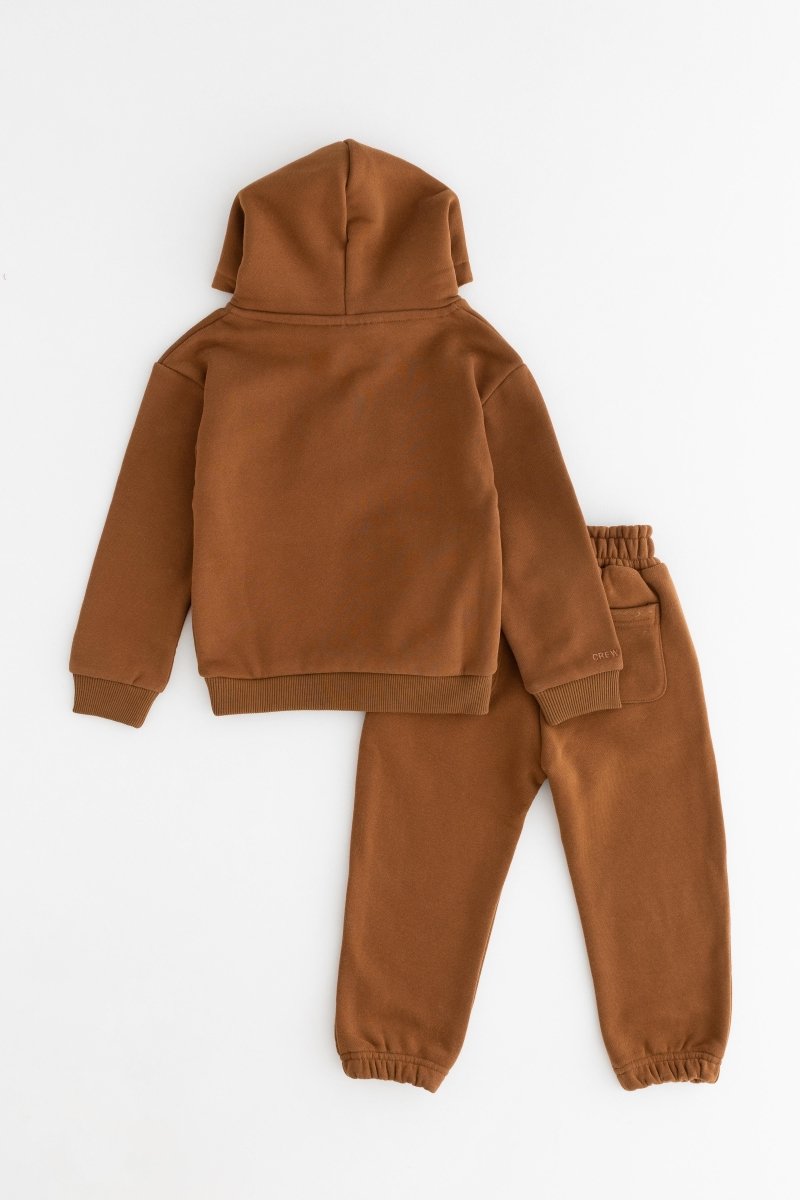 COZY Mini Tracksuit Brown - Cozy Crew Club