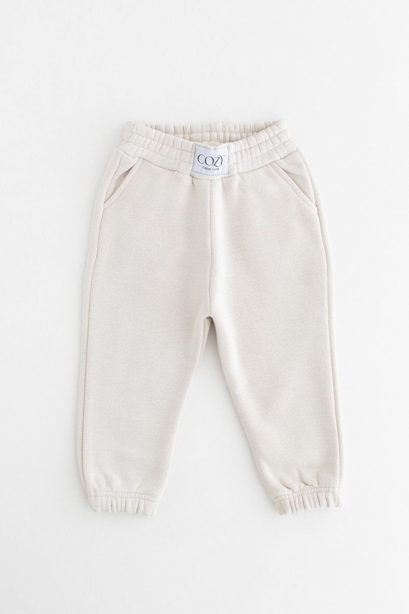 COZY Mini Tracksuit Stone Set - Cozy Crew Club