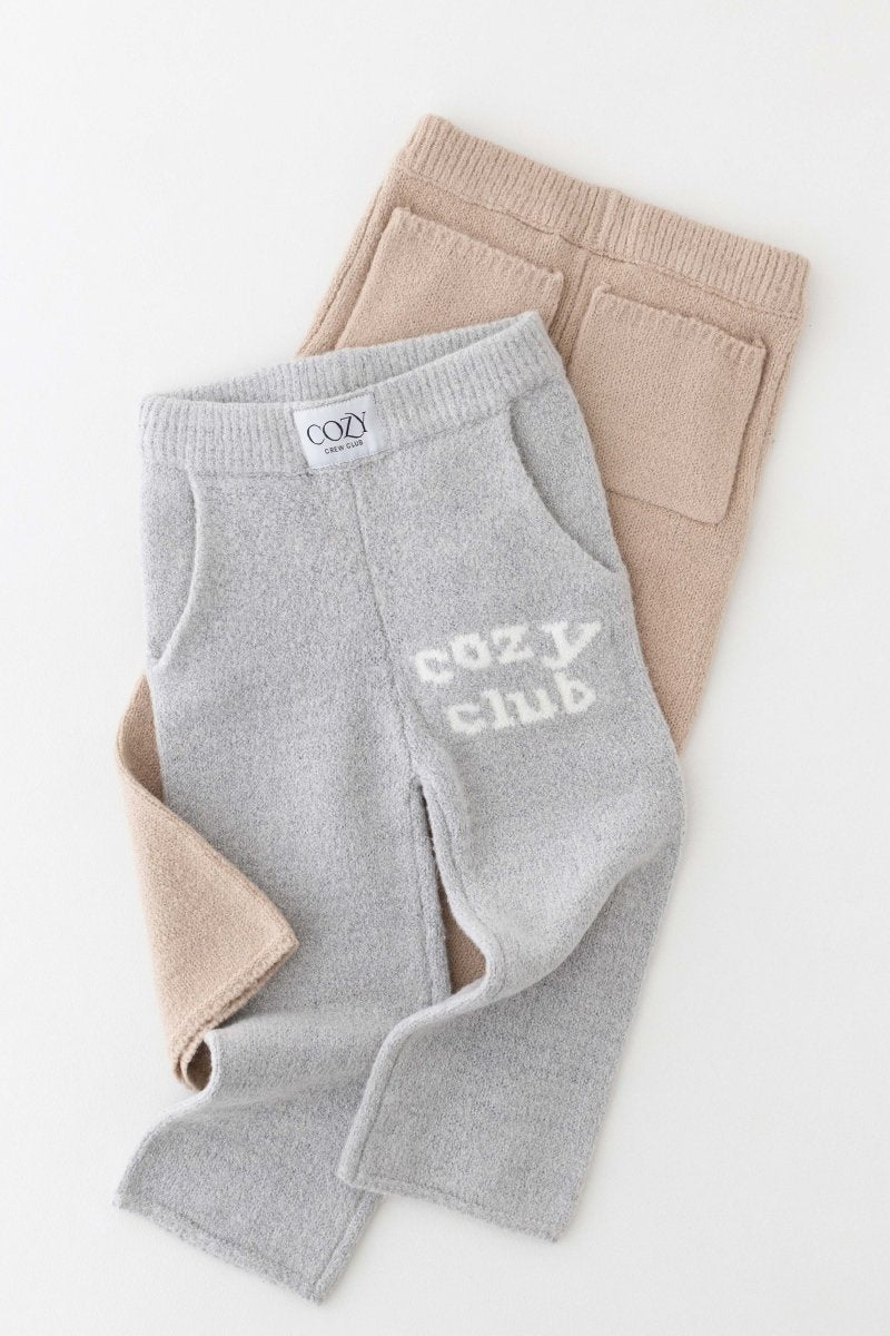 The Cozy Cub Knit Set Taupe Brown - Cozy Crew Club