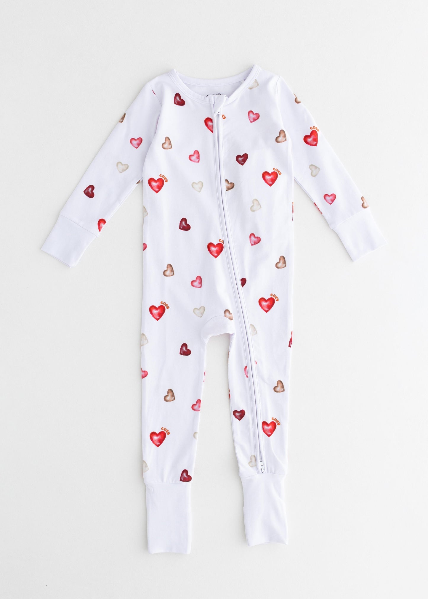 Cozy in Love Cotton Zip Sleepsuit One Piece
