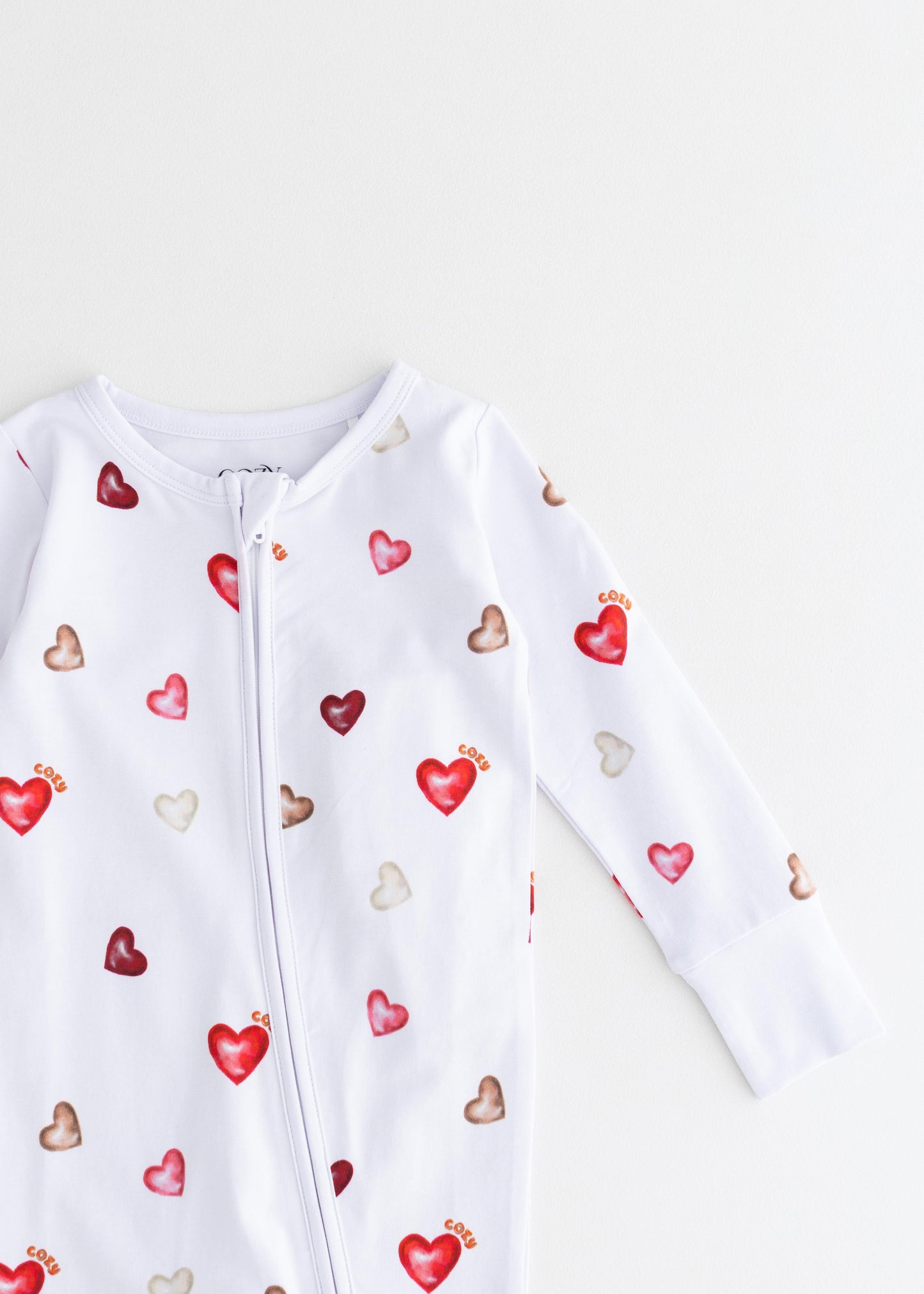 Cozy in Love Cotton Zip Sleepsuit One Piece