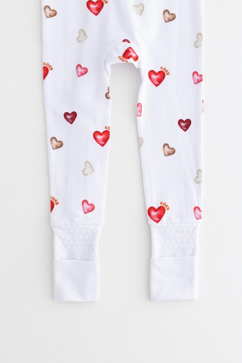 COZY In Love Cotton Zip Sleepsuit One Piece - Cozy Crew Club