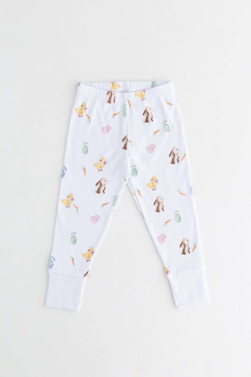 The COZY Hop Ribbed Cotton Two-Piece Set Long Sleeve Pyjamas - Cozy Crew Club