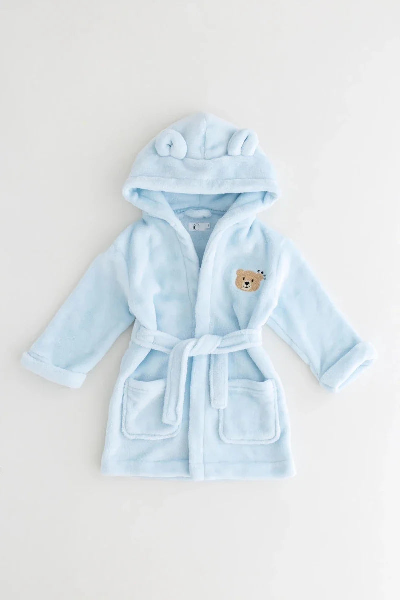 COZY Bear Hooded Dressing Gown Bear Ears - Blue Cozy Crew Club Dressing Gown mora-uk.myshopify.com cozy-bear-hooded-dressing-gown-bear-ears-blue   baby, bath, bathrobe, bear, dressing gown, hooded, new in, personalise, soft, zero  COZY Bear Hooded Dressing Gown Bear Ears - Blue Cozy Crew Club Dressing Gown mora-uk.myshopify.com cozy-bear-hooded-dressing-gown-bear-ears-blue   baby, bath, bathrobe, bear, dressing gown, hooded, new in, personalise, soft, zero