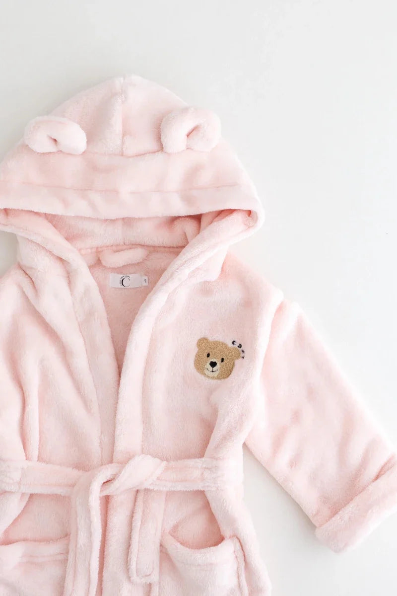 COZY Bear Hooded Dressing Gown Bear Ears - Pink Cozy Crew Club Dressing Gown mora-uk.myshopify.com cozy-bear-hooded-dressing-gown-bear-ears-pink   baby, bath, bathrobe, bear, dressing gown, hooded, new in, personalise, soft, zero  COZY Bear Hooded Dressing Gown Bear Ears - Pink Cozy Crew Club Dressing Gown mora-uk.myshopify.com cozy-bear-hooded-dressing-gown-bear-ears-pink   baby, bath, bathrobe, bear, dressing gown, hooded, new in, personalise, soft, zero