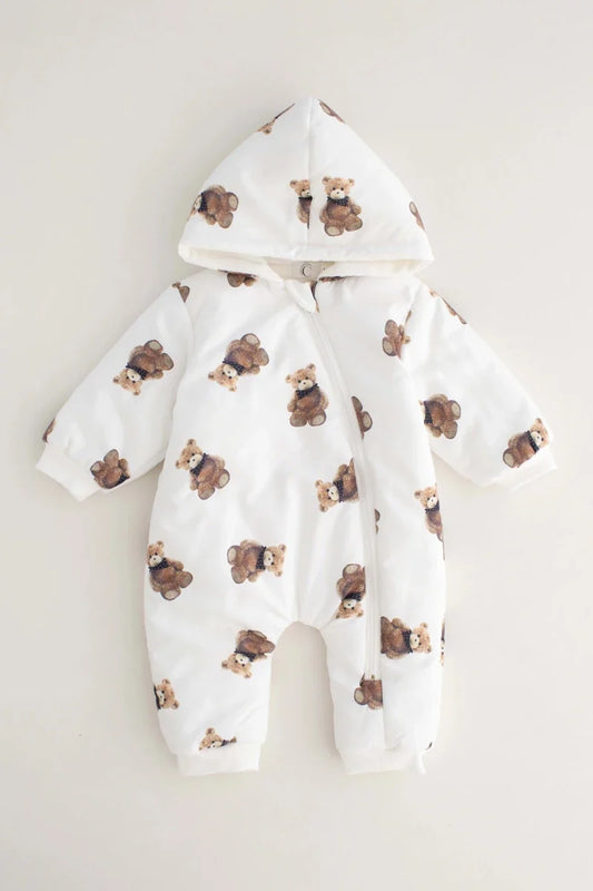 The Bear Puffer Suit with Hood - Cozy Crew Club