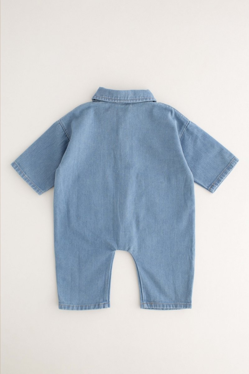 Bear Denim Piece Light or Dark Denim - Cozy Crew Club
