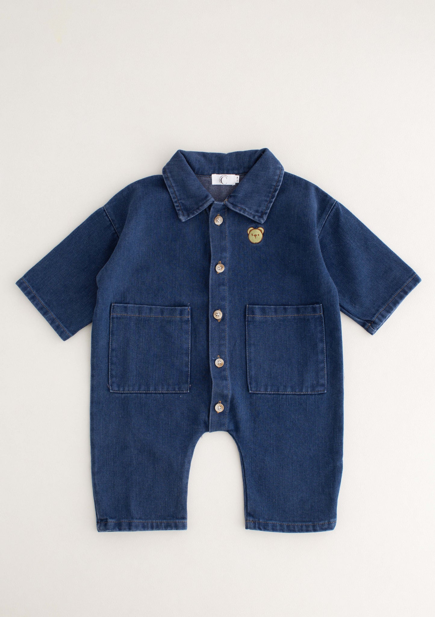 Bear Denim Piece in Blue