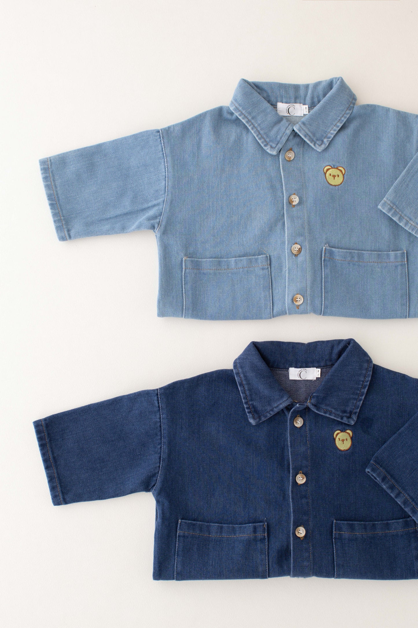 Bear Denim Piece in Blue