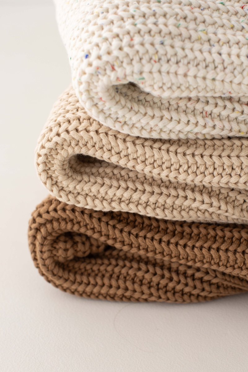 COZY Rainbow Speckle Chunky Sweater | Natural - Cozy Crew Club
