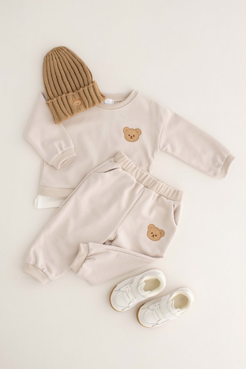 The Bear Colour Tracksuit 100% Cotton - Cozy Crew Club