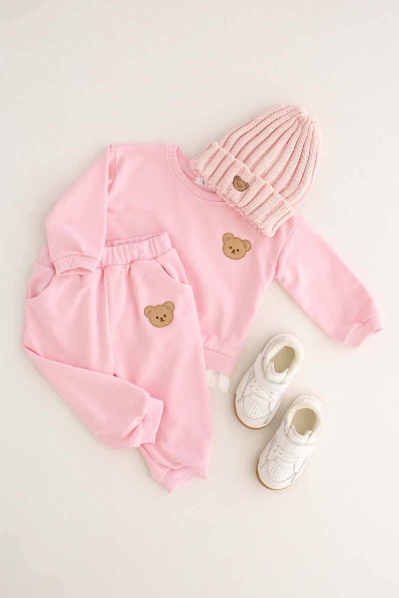 The Bear Colour Tracksuit 100% Cotton - Cozy Crew Club