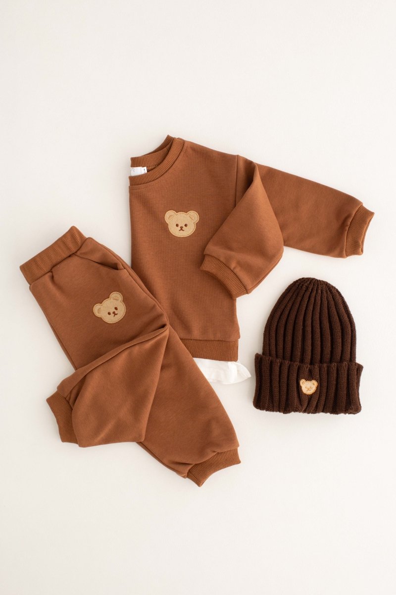 The Bear Colour Tracksuit 100% Cotton - Cozy Crew Club