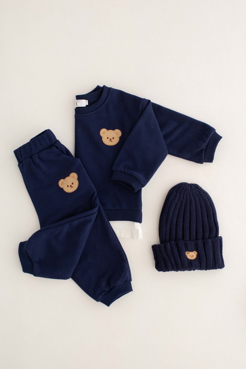 The Bear Colour Tracksuit 100% Cotton - Cozy Crew Club