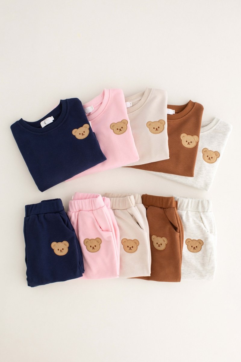 The Bear Colour Tracksuit 100% Cotton - Cozy Crew Club