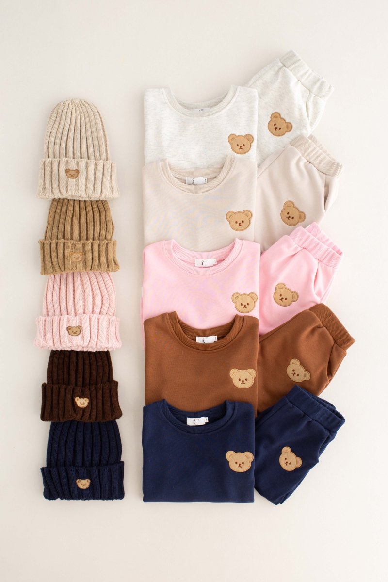 The Bear Colour Tracksuit 100% Cotton - Cozy Crew Club