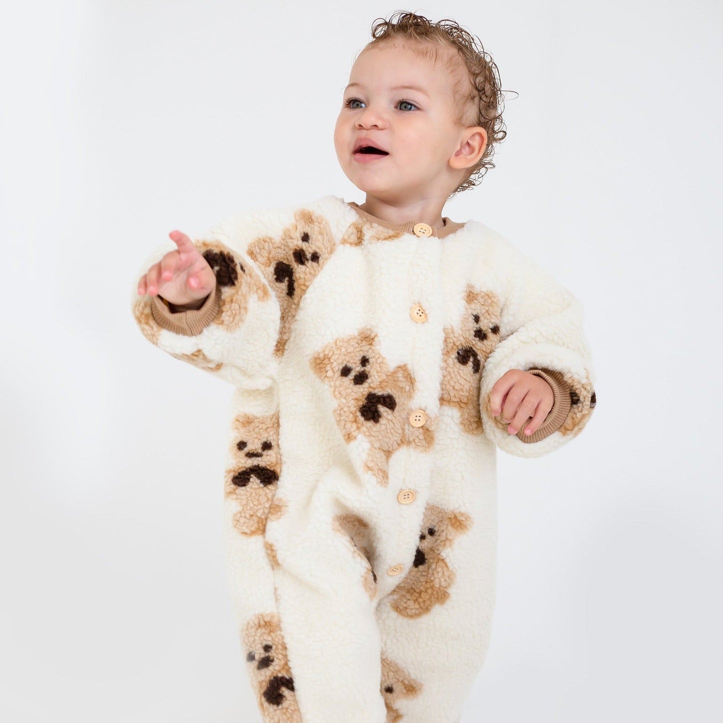 Bear Fleece Romper