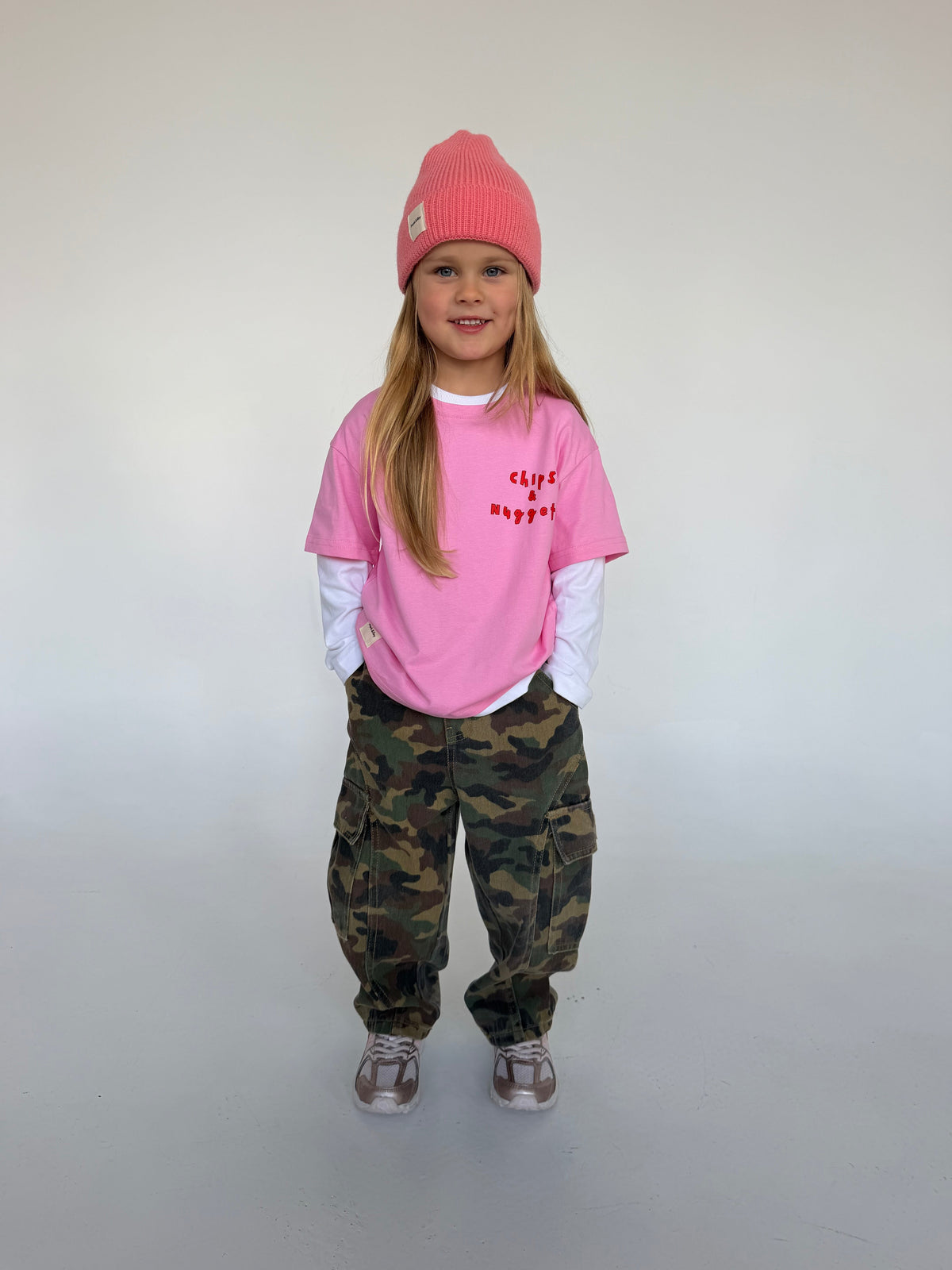 Camo Denim Cargo Trousers