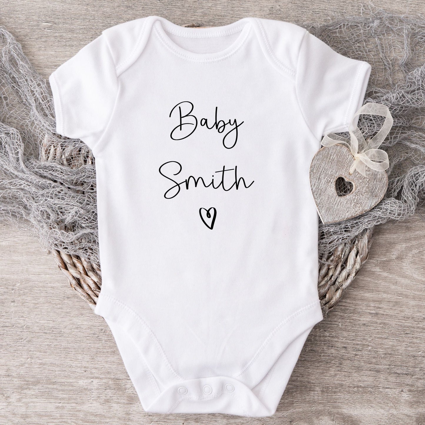 Personalised Baby Announcement Vest / Babygrow